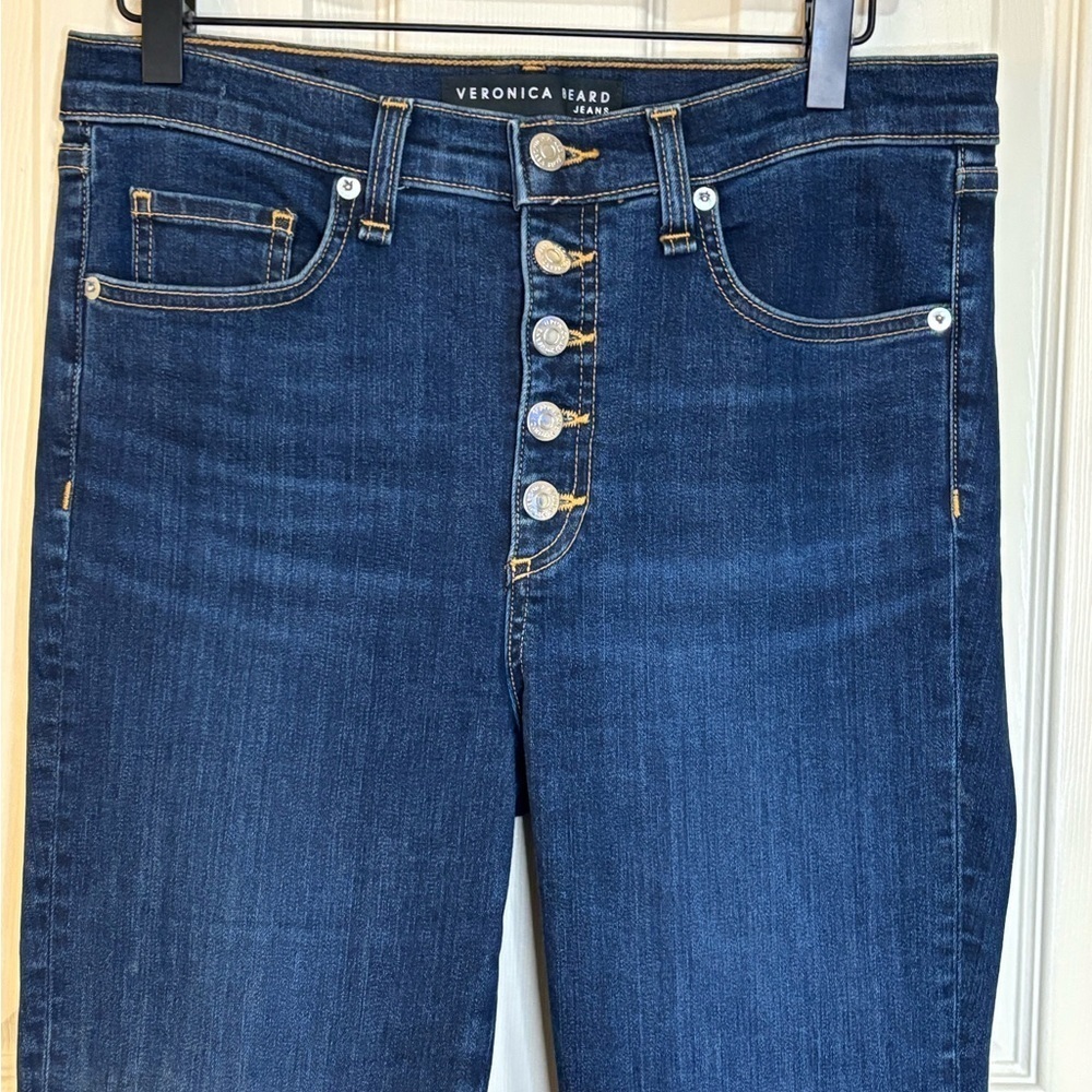 Veronica Beard Carolyn Baby Boot Jeans | Tailored Designer Bootcut Denim | Size - Picture 5 of 10